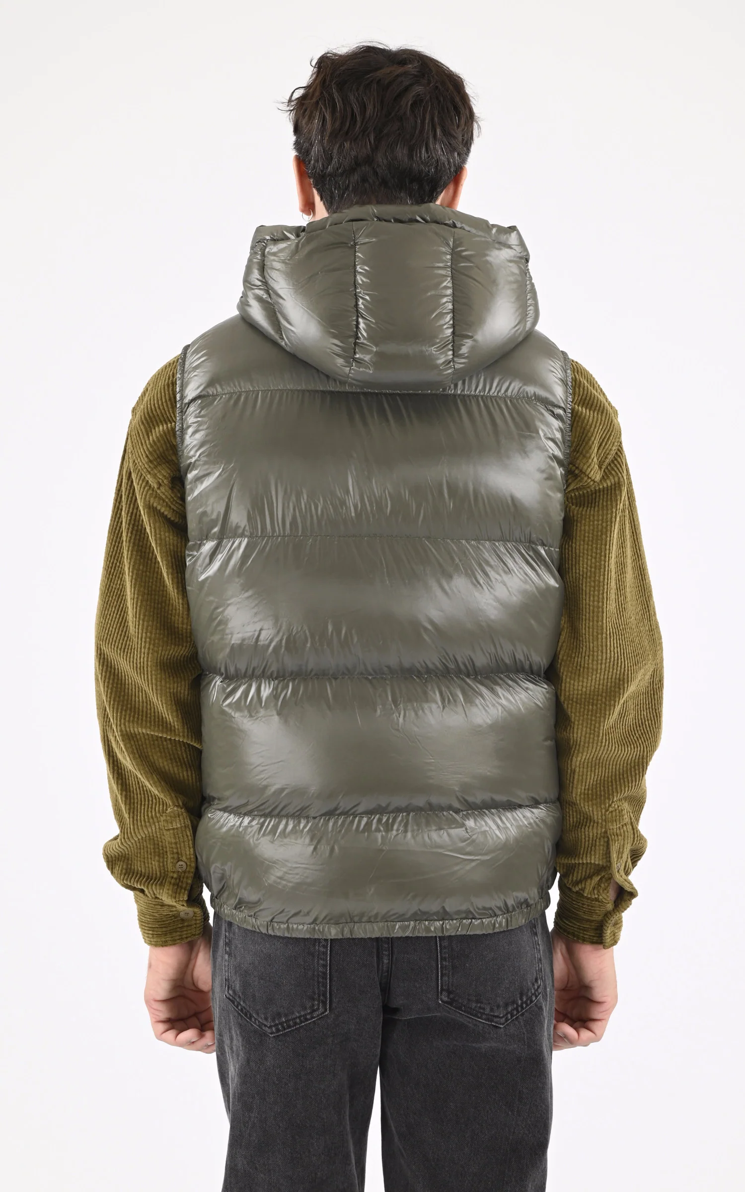 Doudoune sans manches Cesar mixte kaki – Image 4