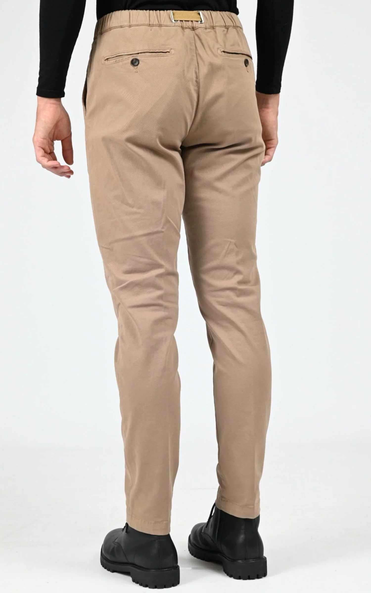 Pantalon droit coton camel – Image 4