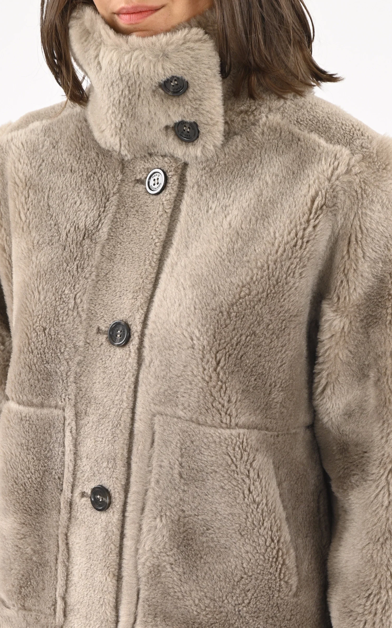 Veste laine Assietta taupe – Image 5