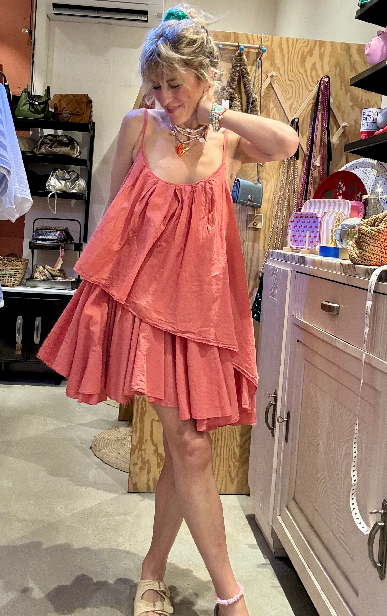 Robe Essentielle corail – Image 6