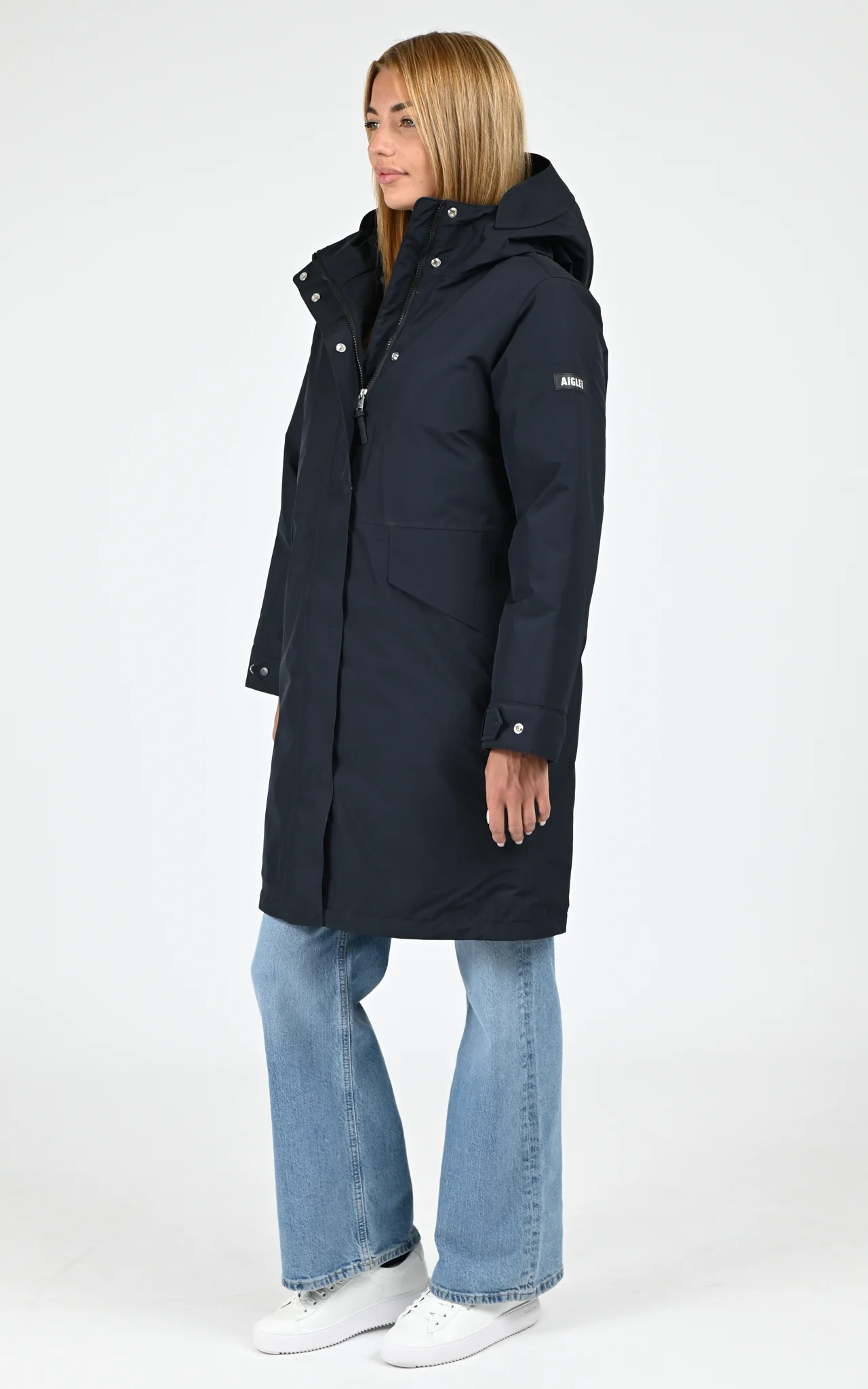 Parka longue GORE-TEX noir – Image 3