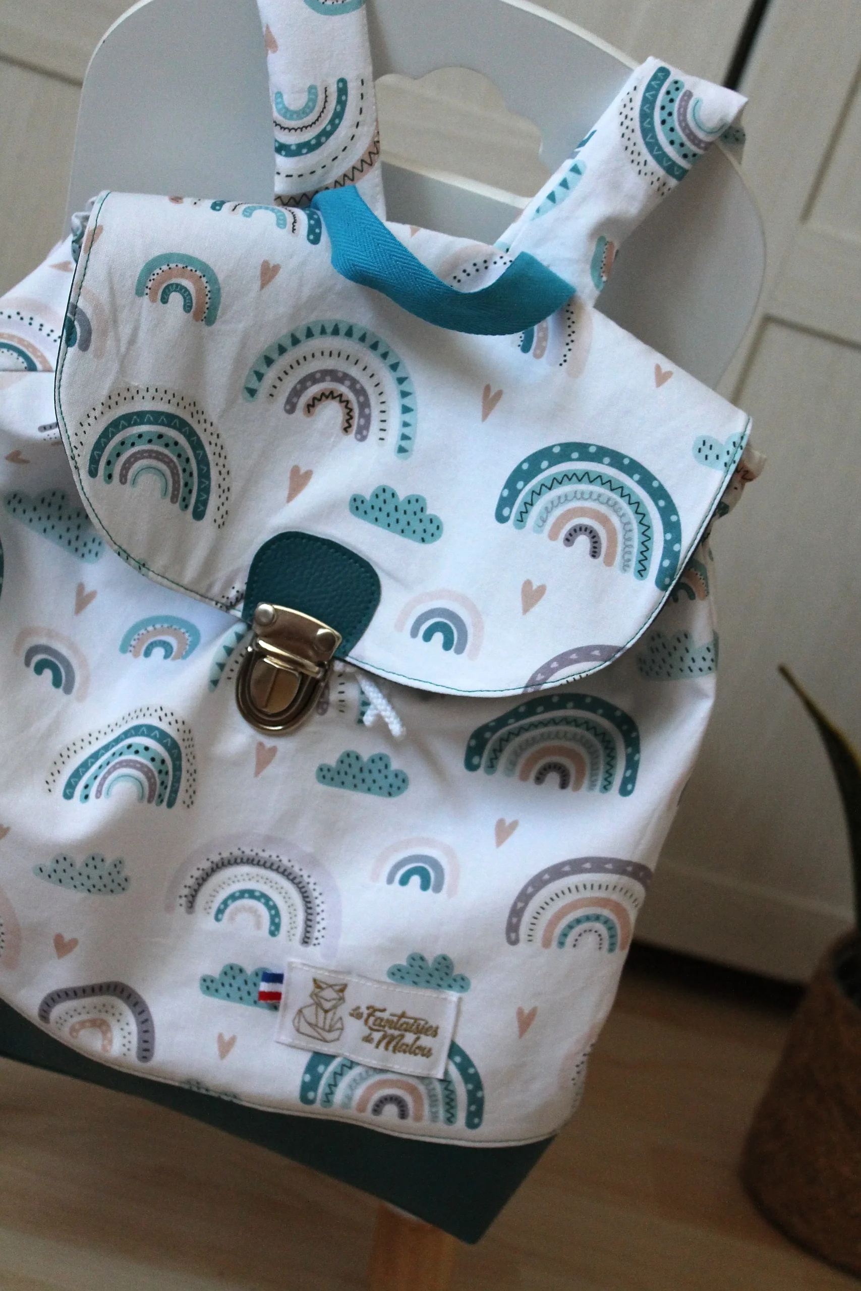 Sac à dos enfant maternelle Arc-en-ciel – Image 8