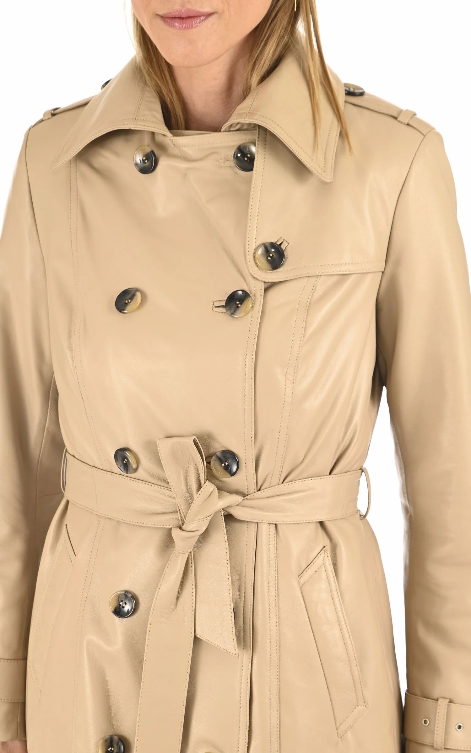 Trench agneau beige – Image 5