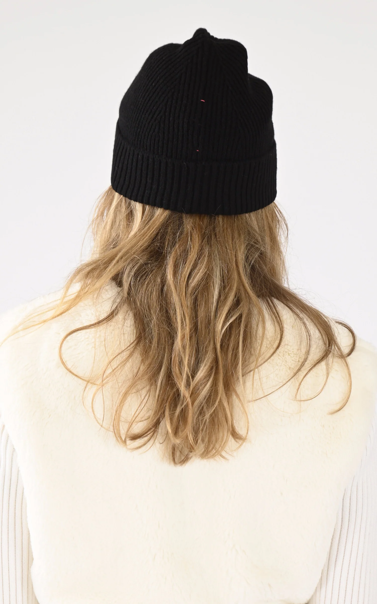 Bonnet cachemire mixte Bart noir – Image 3